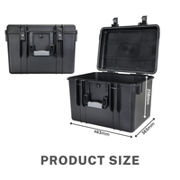 Protection extérieure IP67 pour les objectifs et accessoires DSLR, SLR boîtier de Protection rigide étanche avec mousse pour appareil photo