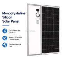 Système solaire de balcon personnalisable avec panneau solaire monocristallin PERC demi-cellule 150W, module PV haute efficacité pour l'éclairage domestique