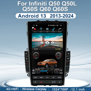 Radio Multimedia Android STWEI con Pantalla Android y Carplay para Infiniti <span class=keywords><strong>Q50</strong></span> Q50L Q50S Q60 Q60S 2013 2015 2016 2017 2018 2019 - Product Image 3