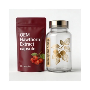 Oem Organic Hawthorn Fruit Berry Extract Flavone Supplement <strong>Plants</strong> Hawthorn Berry Hard Capsules - Product Image 2