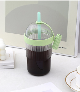 Nuevo Vaso Tritan con Asa, Reutilizable, Ecológico, Impermeable, Térmico, Multicolor, Portátil para Viajes, para Leche y Té - Product Image 4