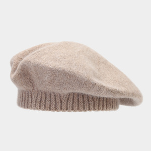 Béret de <span class=keywords><strong>peintre</strong></span> en tricot de couleur unie pour femmes, mode en poils de lapin, automne, hiver, vente en gros - Product Image 1