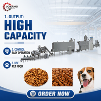 Ligne de production automatique d'aliments secs pour chiens, chats, chiots et animaux de compagnie, extrudeuse, machine, usine