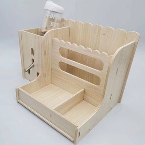 Atacado: Comedouro e Bebedouro Multifuncional de Madeira para Coelhos, Chinchilas, Porquinhos-da-Índia e Hamsters - Product Image 2