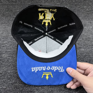 Cappellino da Baseball in camoscio con ricamo di animali personalizzati Gorras <span class=keywords><strong>cappello</strong></span> da Baseball in cotone a tesa curva regolabile a 5 pannelli - Product Image 5
