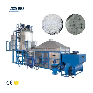 Auto Weighing and Feeding Pre Expanded Polystyrene Beads Making Machinery for Expandable Polystyrene Material Expansion