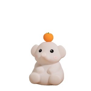 New voi cam voi phòng ngủ đầu giường đồng hành ngủ Pat ánh sáng hẹn giờ đèn bàn bầu không khí Silicone ánh sáng ban đêm - Product Image 1