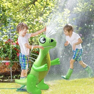<b>Inflatable</b> Dinosaur Water Sprayer 80x75cm PVC Outdoor Summer Play <b>Toy</b> For Kids Lawn Garden - Product Image 2