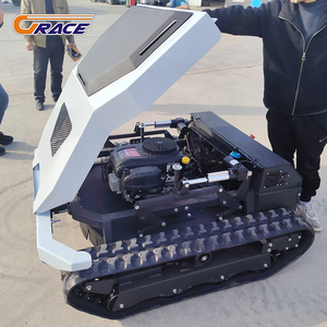 Бесплатная доставка! 100% беспроводная газонокосилка-робот на гусеничном ходу для сада, бензиновая газонокосилка-триммер - Product Image 4