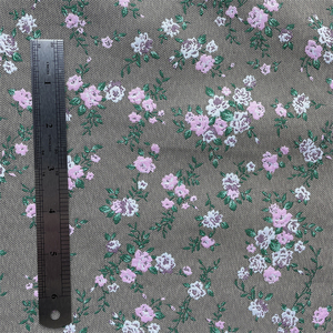 Tela Jacquard con brocado para vestido de mujer, tejido de poliéster teñido con bonito diseño personalizado Floral, 100% - Product Image 5