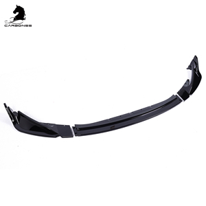 V2 Estilo ABS Material Brillo Negro Kit de carrocería delantera Labio de parachoques delantero para <span class=keywords><strong>BMW</strong></span> M3 M4 G80 G82 2021 + - Product Image 3