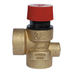 Valvola di Sicurezza FF Manuale 3/4\" 2.0 Bar per Acqua, Olio e Gas - Product Image 1