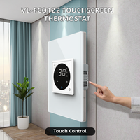 Contrôleur PLC LIVOLO VL-FCQ1Z2 neuf, thermostat à écran tactile 3,7-12V IP20 pour le contrôle de la température de la climatisation