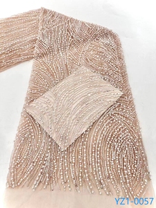 Tela de Encaje con Lentejuelas Bordadas para Vestido de Novia, Color Azul Cielo, Tela de Cuentas de Lujo, <span class=keywords><strong>Material</strong></span> de Tela con Lentejuelas para Novia, Gran Oferta 2024 - Product Image 2