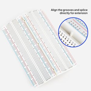 Amlink ब्रेडबोर्ड 830 पॉइंट सोलेर्डलेस प्रोटोटाइप pcb बोर्ड किट - Product Image 3