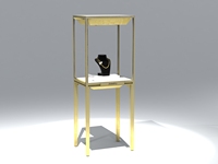 Support d'exposition de bijoux en vente chaude, mobilier de magasin de bijoux en or à vendre
