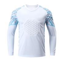 Wholesale manches longues maillots de football maillots de gardien de but soutien - gorge coudières