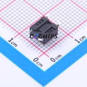 TD-1101SR-5.0H-250 Tactile Switch SMD-4P,6x6mm Switch Single Pole Single Throw Round Button 2.5N Vertical Mount - Product Image 2