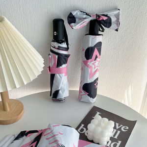 <span class=keywords><strong>Paraguas</strong></span> Personalizado <span class=keywords><strong>con</strong></span> Estampado de Estrellas y Logotipo, Apertura/Cierre Automático, Doble Propósito, para Sol y Lluvia, Plegable, Tipo <span class=keywords><strong>Mochila</strong></span>, para Venta al por Mayor - Product Image 6