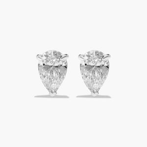 Exclusive Premium 925 Sterling Silver Moissanite Diamond Stud <b>Earrings</b> Luxury <b>Fine</b> Jewelry for Women Wedding Anniversary Daily - Product Image 2