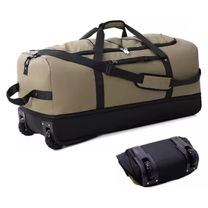 Su misura di alta qualità grande <span class=keywords><strong>valigia</strong></span> di trasporto pieghevole 4 in 1 rotolamento viaggio <span class=keywords><strong>borsone</strong></span> borsa bagaglio <span class=keywords><strong>con</strong></span> <span class=keywords><strong>ruote</strong></span> - Product Image 1