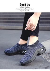 Zapatillas deportivas con amortiguación de aire para <span class=keywords><strong>mujer</strong></span>, calzado de trabajo de enfermería, para correr y caminar - Product Image 5