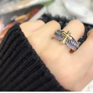 최신 남성 힙합 패션 복고풍 반지 한국 스타일 컨트리 스타일 남성용 현대 보석 - Product Image 4