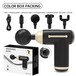 Pistola de Masaje Mini Portátil 2025, Éxito de Ventas, Masaje de Tejido Profundo, Percusión Eléctrica Facial y Corporal, <span class=keywords><strong>4</strong></span> Cabezales de Masaje, Batería de 1200 mAh, Inalámbrica - Product Image 4