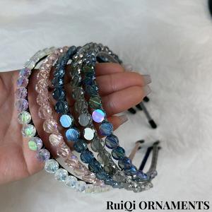 أربطة رأس أمريكية متوفرة في المخزون ، إكسسوارات شعر رائعة وعصرية ، مشابك شعر ، أربطة شعر إكسسوارات شعر نسائية - Product Image 1