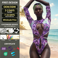 Kostum Baju Renang Satu Potong Grosir Custom OEM Jouvert untuk Karnaval Selasa, Pakaian Pantai untuk Pesta Karnaval Trinidad Tobago
