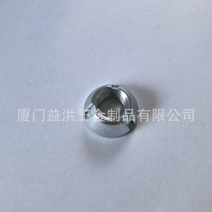Écrous non standard sur mesure, métriques, à filetage droit, autobloquants, nickelés, usinés CNC, ISO7040 - Product Image 4