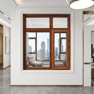 Collezione Esclusiva di Finestre <span class=keywords><strong>in</strong></span> <span class=keywords><strong>Alluminio</strong></span> con Finitura Bubinga per Ville di Design - Product Image 3