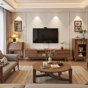 Luxury Modern Hanging <b>TV</b> Cabinet with Whole House Customization Contemporary Design for Living Room Home Furniture - Product Image 1