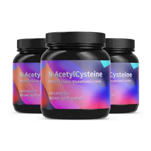 Private Label Nac Supplement N-Acetyl-Cysteïne Capsules Met Selenium & Molybdeen Veganistische N-Acetylcysteïne