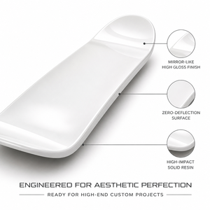 Servicio de Impresión 3D SLA de Alta Precisión Personalizado, Servicios de Mecanizado de Resina Blanca Sólida de Alto Brillo CNC para Piezas Automotrices y Médicas - Product Image 2
