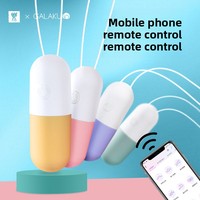 YIJI Nouveauté Mini-Programme Télécommande Interaction Vidéo Vibrateur à Haute Fréquence pour Femme Capsule Intelligente