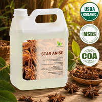 Huile essentielle d'anis étoilé WY, distillée à la vapeur, pour la fabrication de parfums, de savons, de bougies, l'aromathérapie et la fragrance d'intérieur, vente en gros