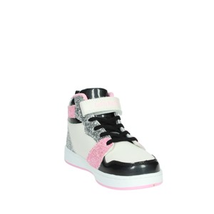 Sneakers Casual High-Top LKAA4416 nella tavolozza dei colori bianco/nero/rosa - Product Image 5