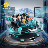 Machines de jeu VR Eplay UFO pour 5 joueurs, chaise de réalité virtuelle 9D à 360 degrés, équipement MR, matériel VR d'intérieur avec casque