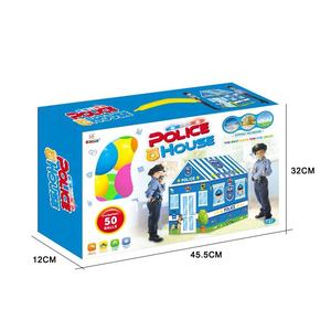 Tente de jeu pliable pour enfants, thème police, piscine à balles intégrée, certifiée EN71, pour la vente en gros - Product Image 3