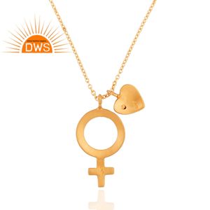 Power Sign With Heart Shape Charm <b>Necklace</b> Manufacturer Natural Ruby Gemstone Silver <b>Necklace</b> Jewelry Vintage Collection - Product Image 2