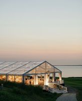 Tente de réception moderne en aluminium pour événements commerciaux, avec couverture en PVC blanc imperméable, grande tente extérieure pour mariages, galas, événements d'entreprise, ONE