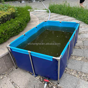 Vente en gros d'usine, bassin d'élevage en PVC <span class=keywords><strong>commercial</strong></span> pas cher, grand aquarium pour la vente - Product Image 3