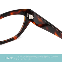 Monture optique SENTA œil-de-chat tendance en acétate fait main de haute qualité, couleur écaille, en gros et en stock