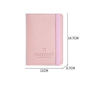 Çok Satan PU Deri Pasaport Cüzdanı Çok Fonksiyonlu Pasaportluk Kılıfı Seyahat RFID Engelleyici Kimlik Kartı Kutusu - Product Image 3