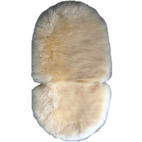 Échantillon de doublure de poussette en peau de mouton véritable ECO-TAN, certifiée Oeko-Tex Safe pour bébé, pour textiles de maison