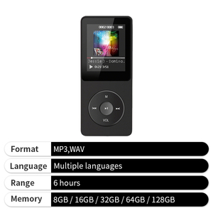 เครื่องเล่น MP3 ขายดี พร้อมฟังก์ชั่นบันทึกเสียง ชาร์จผ่าน USB-C รองรับการ์ด TF เครื่องเล่นเพลงพกพาขนาดเล็ก เหมาะสำหรับวิ่งและออกกำลังกาย - Product Image 3