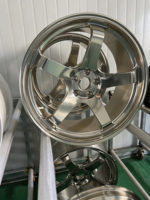 Juego de Ruedas Retro Doradas 4x100 de 15 Pulgadas para Mini Cooper R50 Fiat 500, Estilo Clásico, Ligeras, Cóncavas y Escalonadas