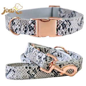 ปลอกคอสุนัขหนังแท้ขายดี พร้อมสายจูงและอุปกรณ์โลหะ - Product Image 6