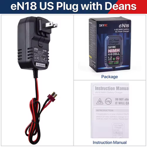 Cargador de CA NiMH de Alta Eficiencia SkyRC EN18, Salida Máxima de 1.2A, Ahorro de Energía, Accesorios para Drones de Carreras RC - Product Image 2